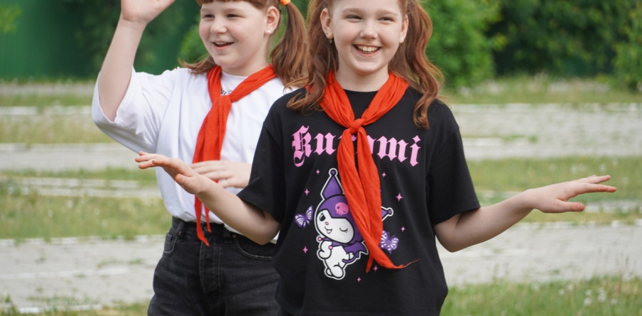 Второй день в лагере