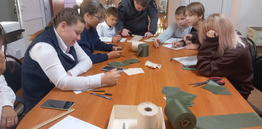 Волонтеры вновь за работой…