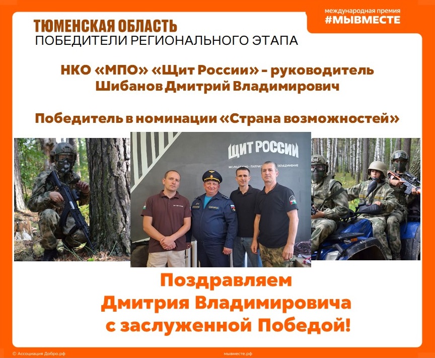 Победители регионального этапа и полуфиналисты Международной Премии #МЫВМЕСТЕ 2025!