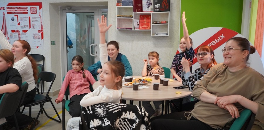 Праздник в штабе Движения Первых